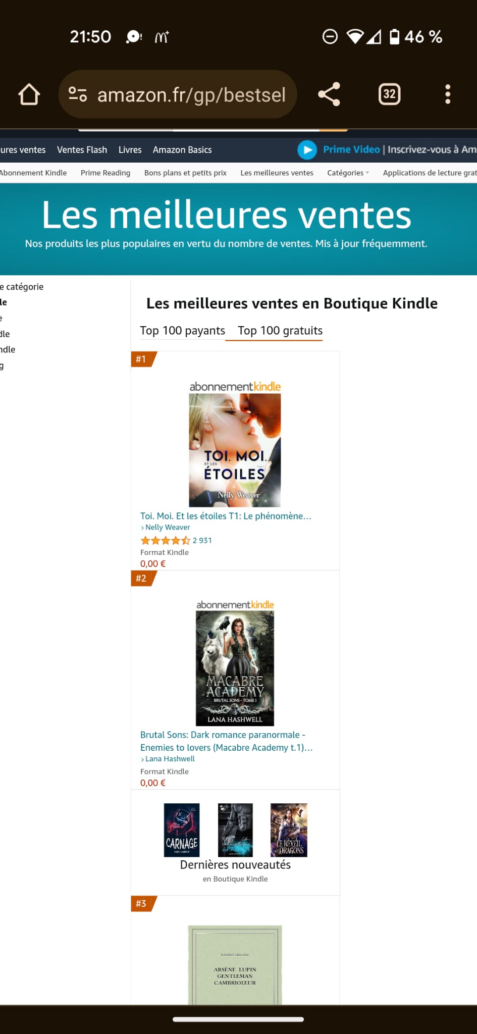 Brutal Sons est dans le top 100 des Meilleures Ventes de toute la ...
