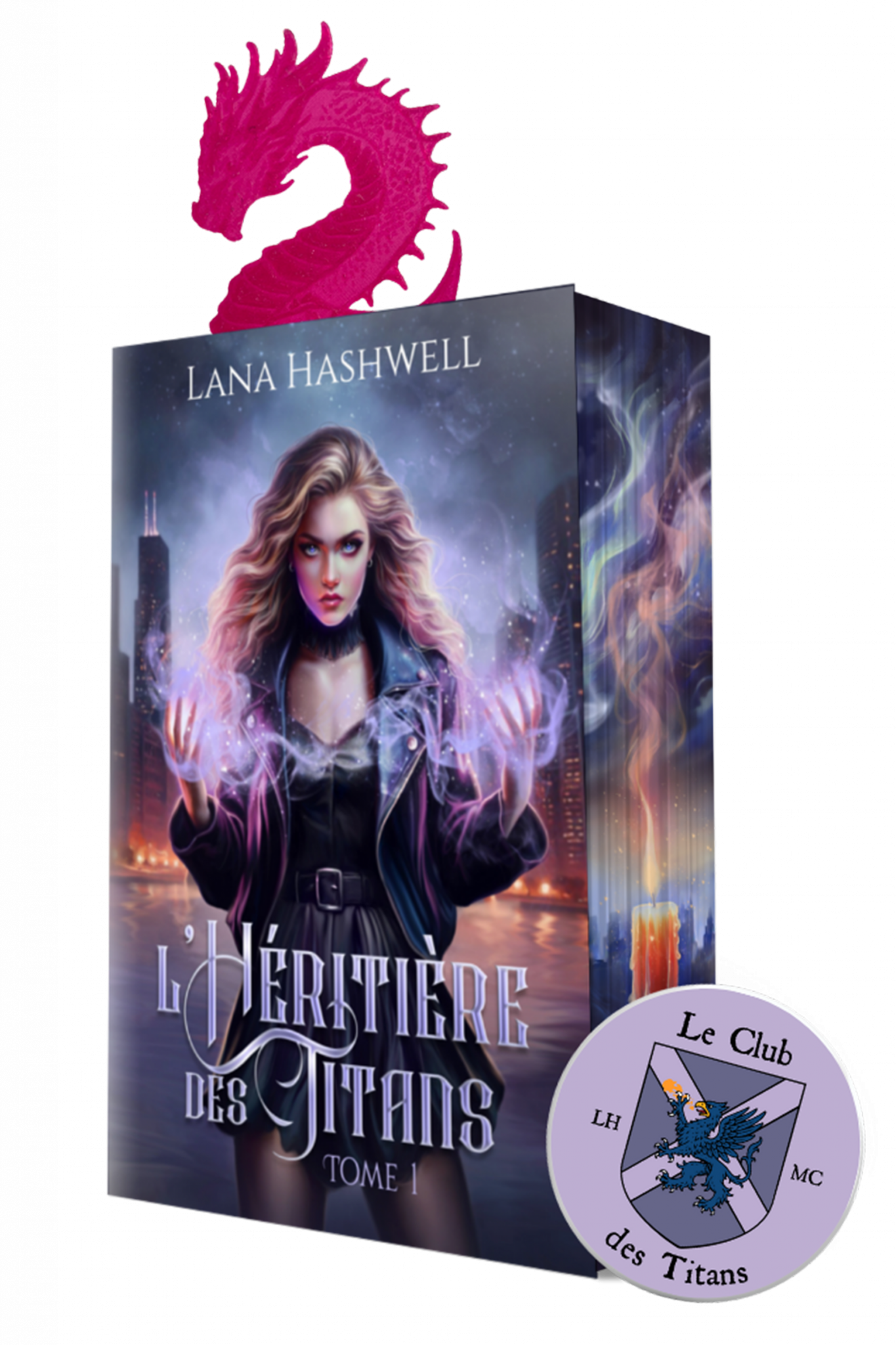 L'Héritière des Titans Tome 1 goodies